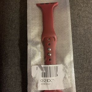 Burgundy slim Apple Watch band size 38/40mm
